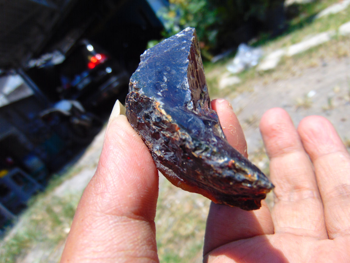 19 gram Rough Raw Indonesian Blue Amber for Healing AGRB65