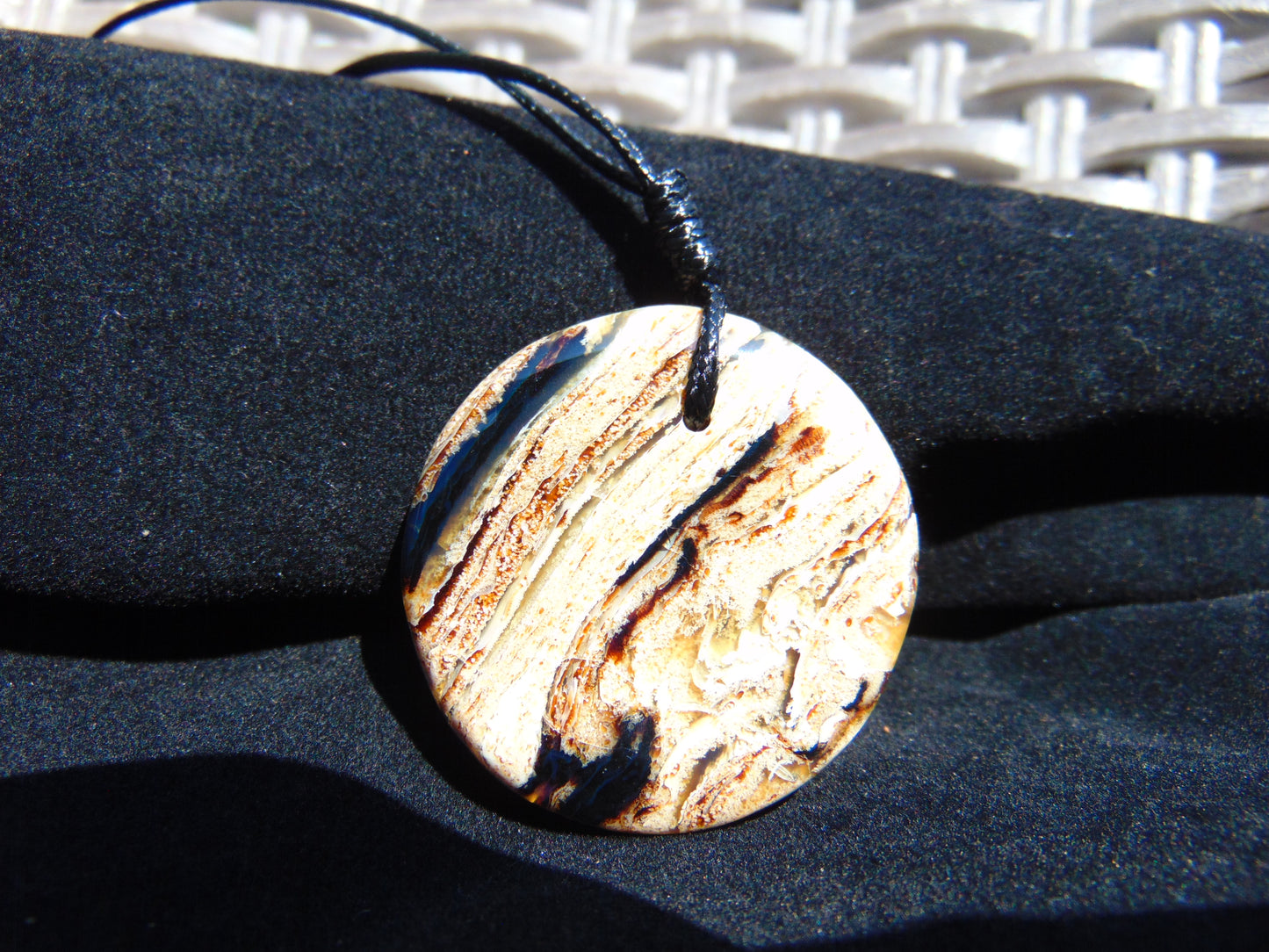 6 gram Chip Pendant Indonesian white Amber for Healing 26A59