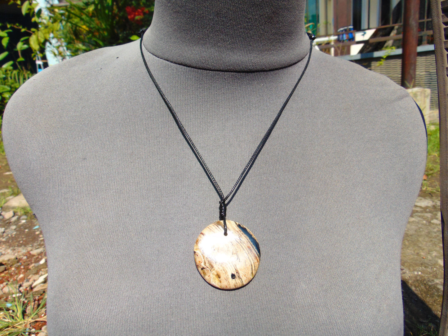 6 gram Chip Pendant Indonesian white Amber for Healing 26A59