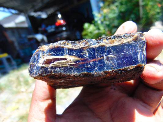 71 gram Rough Raw Indonesian Blue Amber for Healing AGRB135