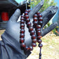 45 gr Tasbih Mesbah Rosary 33+2 Beads 13 mm Indonesian Red Amber for Healing 26TBA32