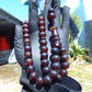 45 gr Tasbih Mesbah Rosary 33+2 Beads 13 mm Indonesian Red Amber for Healing 26TBA32