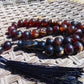 43 gr Tasbih Mesbah Rosary 33+2 Beads 12 mm Indonesian Red Amber for Healing 26TBA34