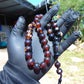 43 gr Tasbih Mesbah Rosary 33+2 Beads 12 mm Indonesian Red Amber for Healing 26TBA34
