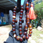 75 gr Tasbih Mesbah Rosary 33+2 Beads 15 mm Indonesian Blue Red Amber for Healing 26TBA31