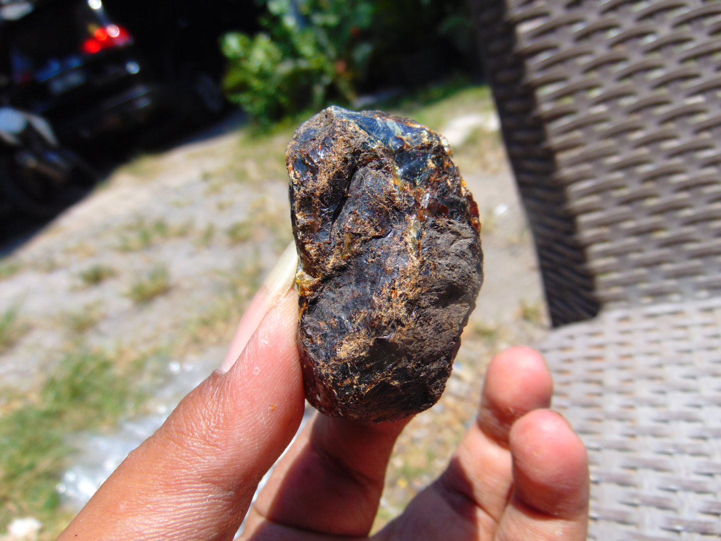 23 gram Rough Raw Indonesian Blue Amber for Healing AGRB154