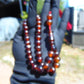 29 gr Tasbih Mesbah Rosary 33+2 Beads Indonesian Red Amber for Healing 26TBA41