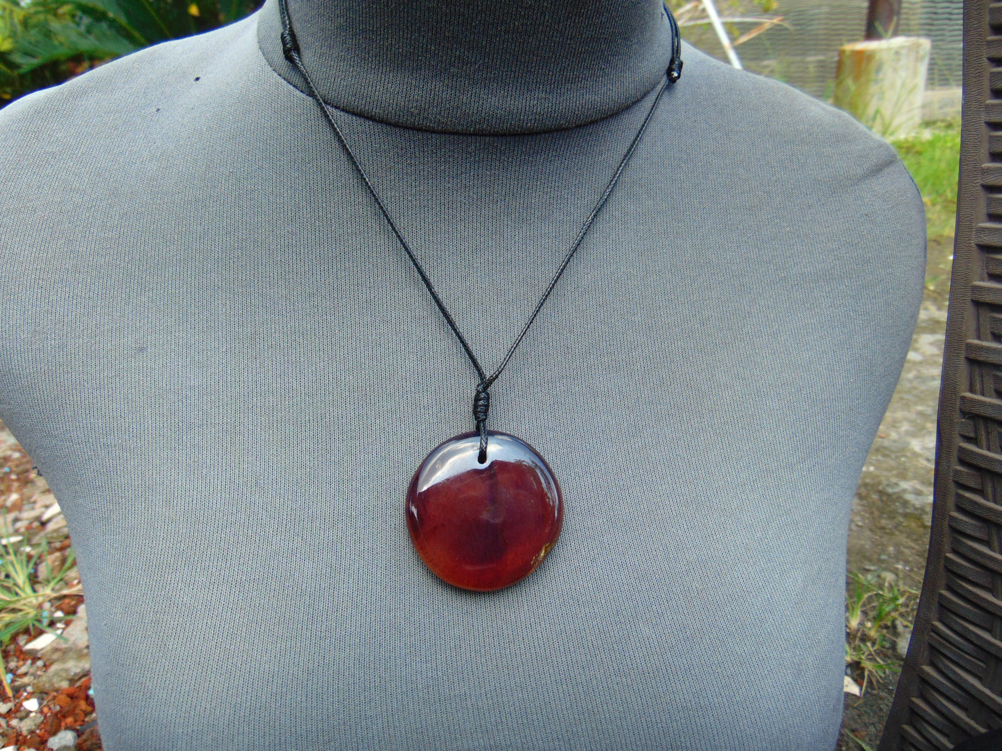 11 gram Chip Pendant Indonesian Blue Amber for Healing 26A75
