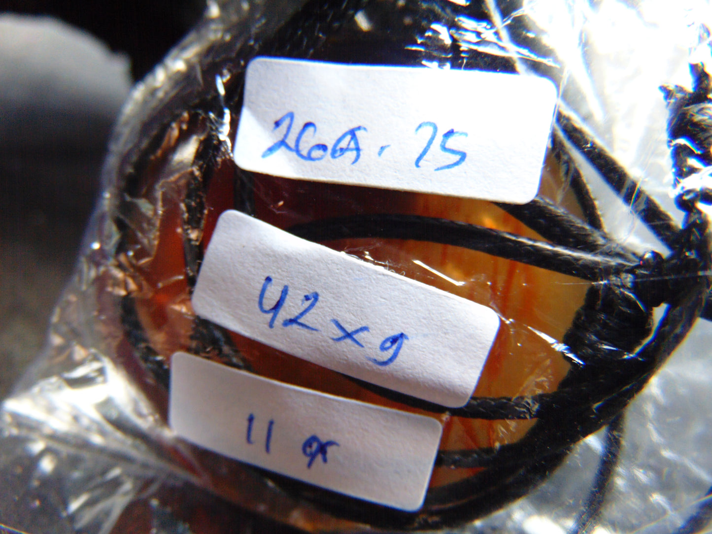 11 gram Chip Pendant Indonesian Blue Amber for Healing 26A75