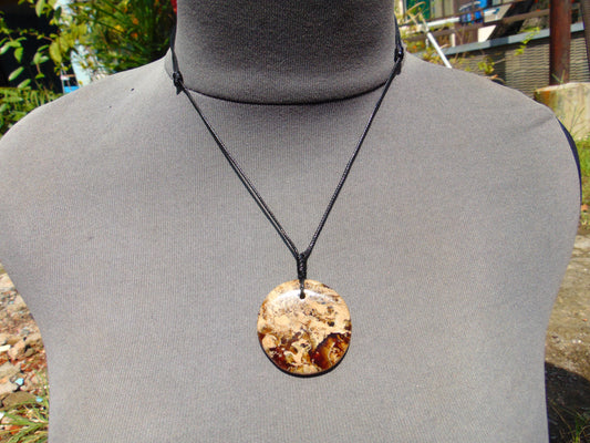 9 gram Chip Pendant Indonesian white Amber for Healing 26A67