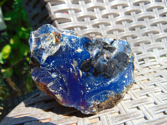 90 gram Rough Raw Indonesian Blue Amber for Healing AGRB7