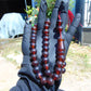 45 gr Tasbih Mesbah Rosary 33+2 Beads 12 mm Indonesian Red Amber for Healing 26TBA29