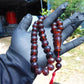 45 gr Tasbih Mesbah Rosary 33+2 Beads 12 mm Indonesian Red Amber for Healing 26TBA29