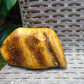 196 gram Polished 100x68x55mm Indonesia Yellow Fragrance Amber for Healing 25K28
