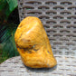 196 gram Polished 100x68x55mm Indonesia Yellow Fragrance Amber for Healing 25K28