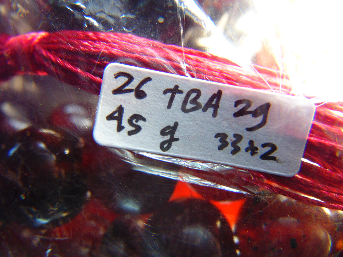 45 gr Tasbih Mesbah Rosary 33+2 Beads 12 mm Indonesian Red Amber for Healing 26TBA29