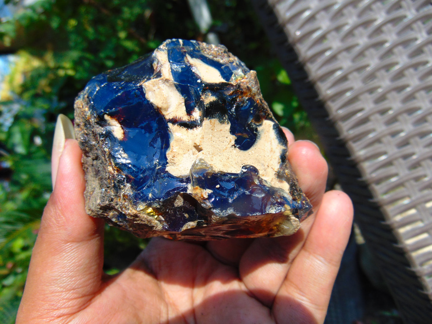 64 gram Rough Raw Indonesian Blue Amber for Healing AGRB5