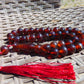 30 gr Tasbih Mesbah Rosary 33+2 Beads 10 mm Indonesian Red Amber for Healing 26TBA43