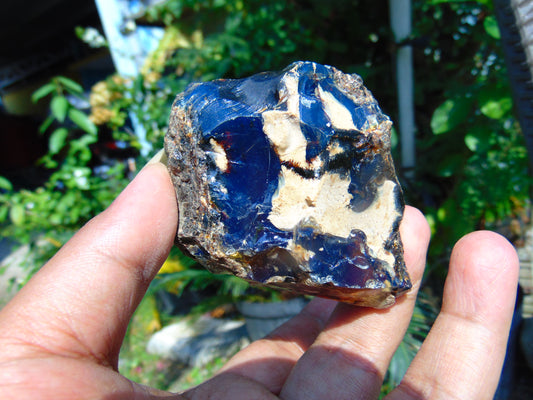 64 gram Rough Raw Indonesian Blue Amber for Healing AGRB5