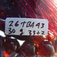 30 gr Tasbih Mesbah Rosary 33+2 Beads 10 mm Indonesian Red Amber for Healing 26TBA43