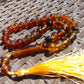 31 gr Tasbih Mesbah Rosary 33+2 Beads 10 mm Indonesian Crystal Amber for Healing 26TBA37