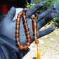 31 gr Tasbih Mesbah Rosary 33+2 Beads 10 mm Indonesian Crystal Amber for Healing 26TBA37