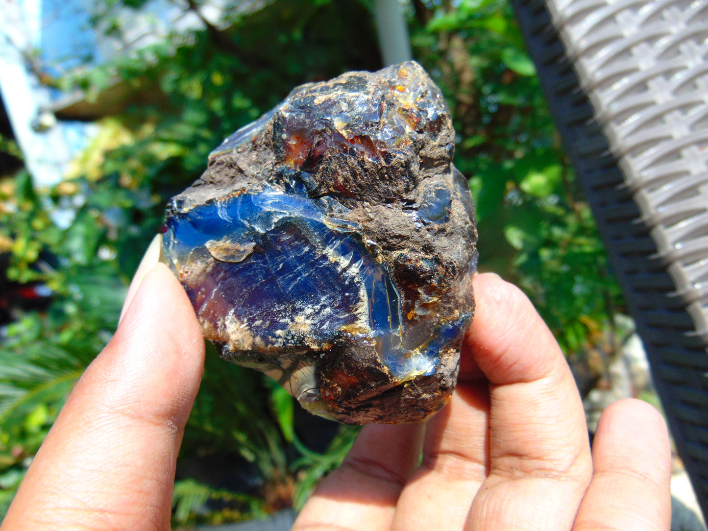 53 gram Rough Raw Indonesian Blue Amber for Healing AGRB21