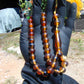 31 gr Tasbih Mesbah Rosary 33+2 Beads 10 mm Indonesian Crystal Amber for Healing 26TBA37