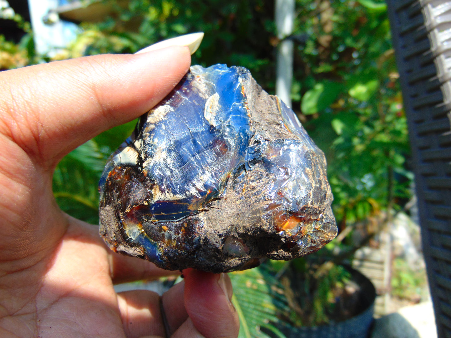53 gram Rough Raw Indonesian Blue Amber for Healing AGRB21