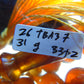 31 gr Tasbih Mesbah Rosary 33+2 Beads 10 mm Indonesian Crystal Amber for Healing 26TBA37