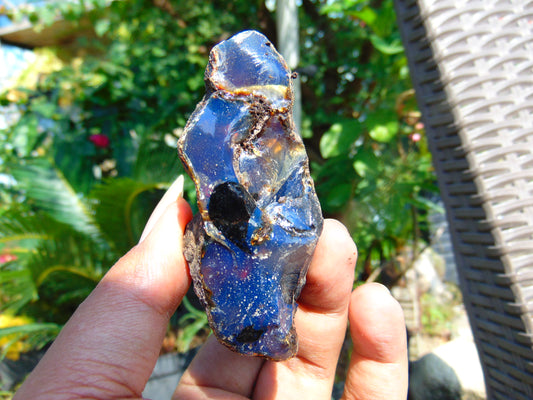 49 gram Rough Raw Indonesian Blue Amber for Healing AGRB40