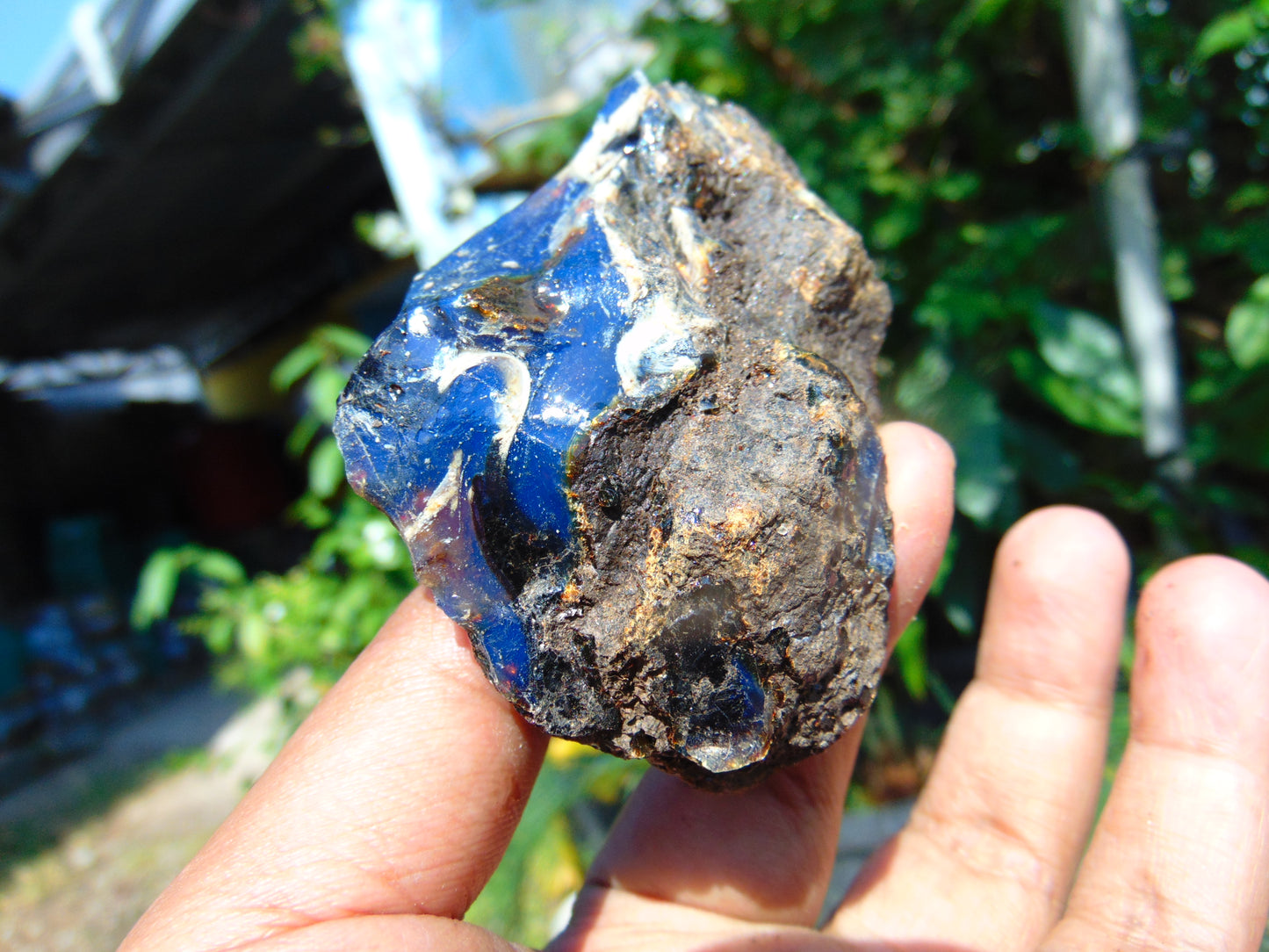 49 gram Rough Raw Indonesian Blue Amber for Healing AGRB40