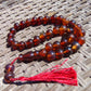 42 gr Tasbih Mesbah Rosary 33+2 Beads 12 mm Indonesian Red Amber for Healing 26TBA22