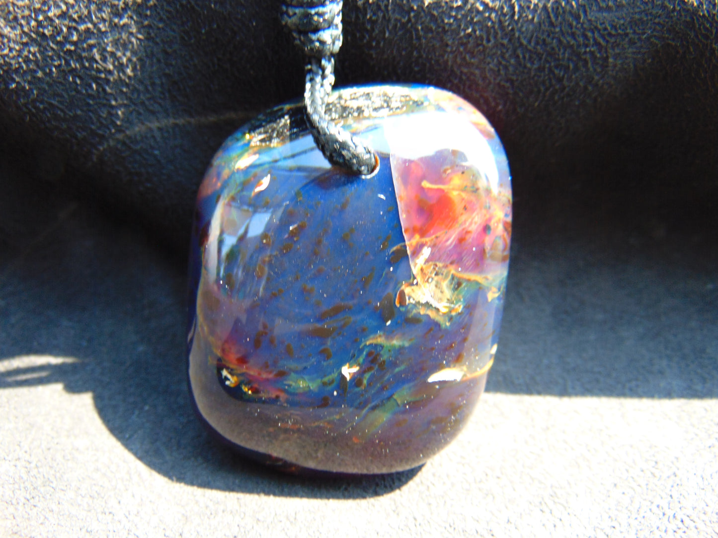 38 gr Big Pendant Indonesian Blue Amber for Healing PFN140