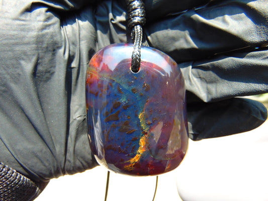 38 gr Big Pendant Indonesian Blue Amber for Healing PFN140