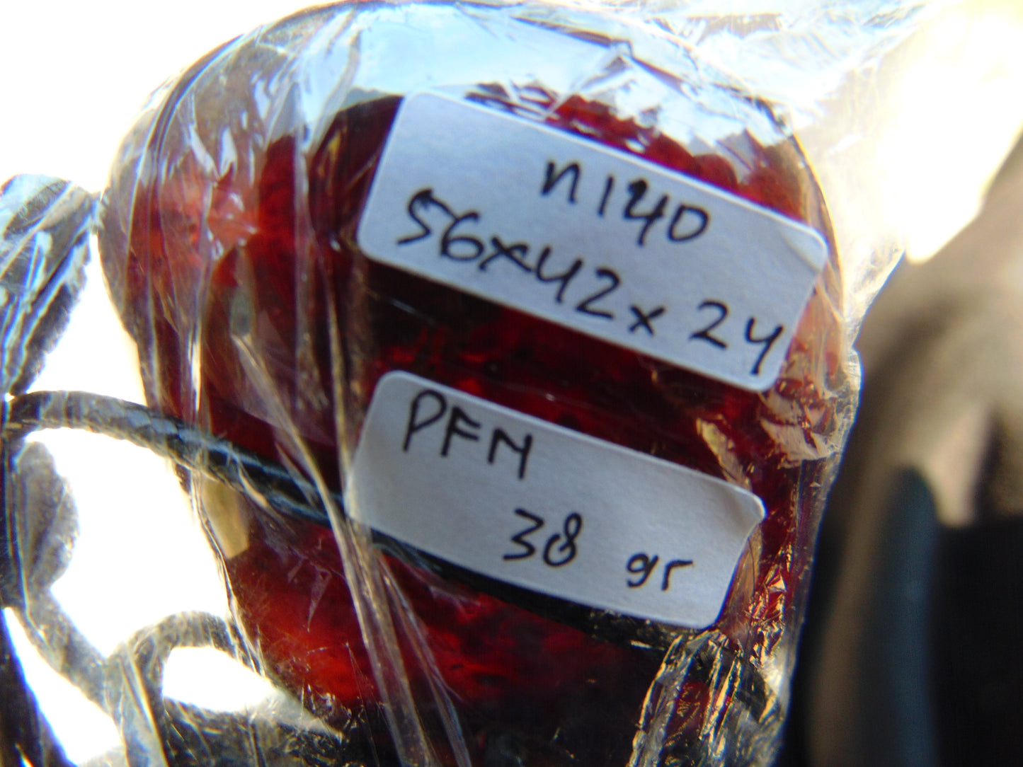 38 gr Big Pendant Indonesian Blue Amber for Healing PFN140