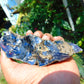 118 gram Rough Raw Indonesian Inclusion Blue Amber for Healing AGRB35