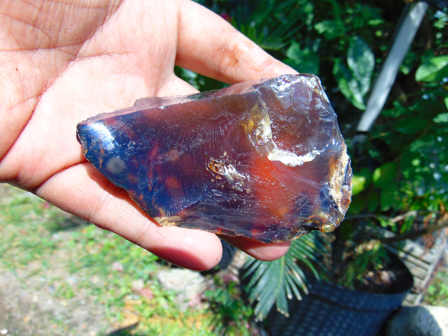 56 gram Rough Raw Indonesian Blue Amber for Healing AGRB12