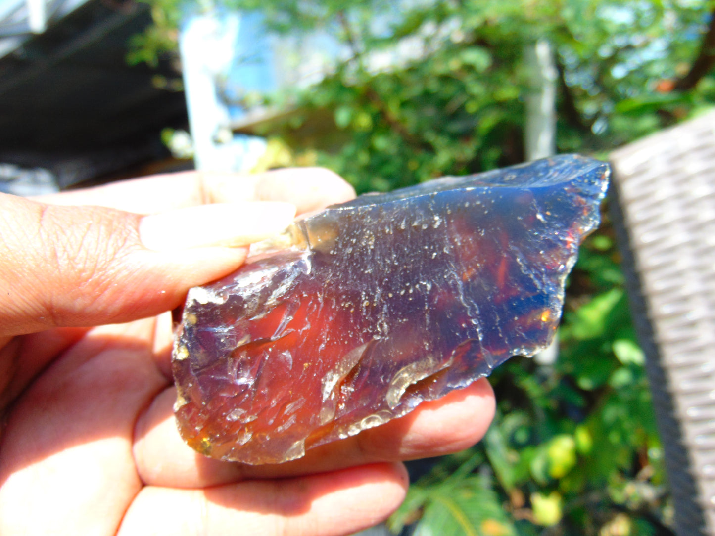 56 gram Rough Raw Indonesian Blue Amber for Healing AGRB12