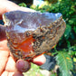 56 gram Rough Raw Indonesian Blue Amber for Healing AGRB12
