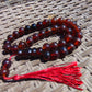 42 gr Tasbih Mesbah Rosary 33+2 Beads 12 mm Indonesian Red Amber for Healing 26TBA17