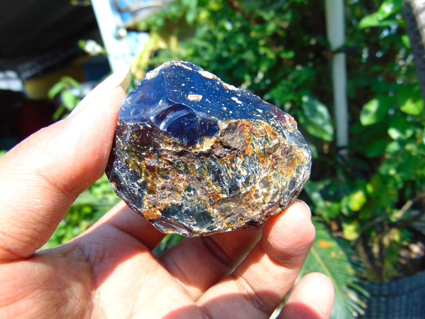 51 gram Rough Raw Indonesian Blue Amber for Healing AGRB50