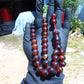 42 gr Tasbih Mesbah Rosary 33+2 Beads 12 mm Indonesian Red Amber for Healing 26TBA17