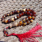30 gr Tasbih Mesbah Rosary 33+2 Beads Indonesian White Red Amber for Healing 26TBA49