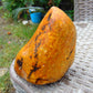 279 gram Polished 125x85x55mm Indonesia Yellow Fragrance Amber for Healing 25K35