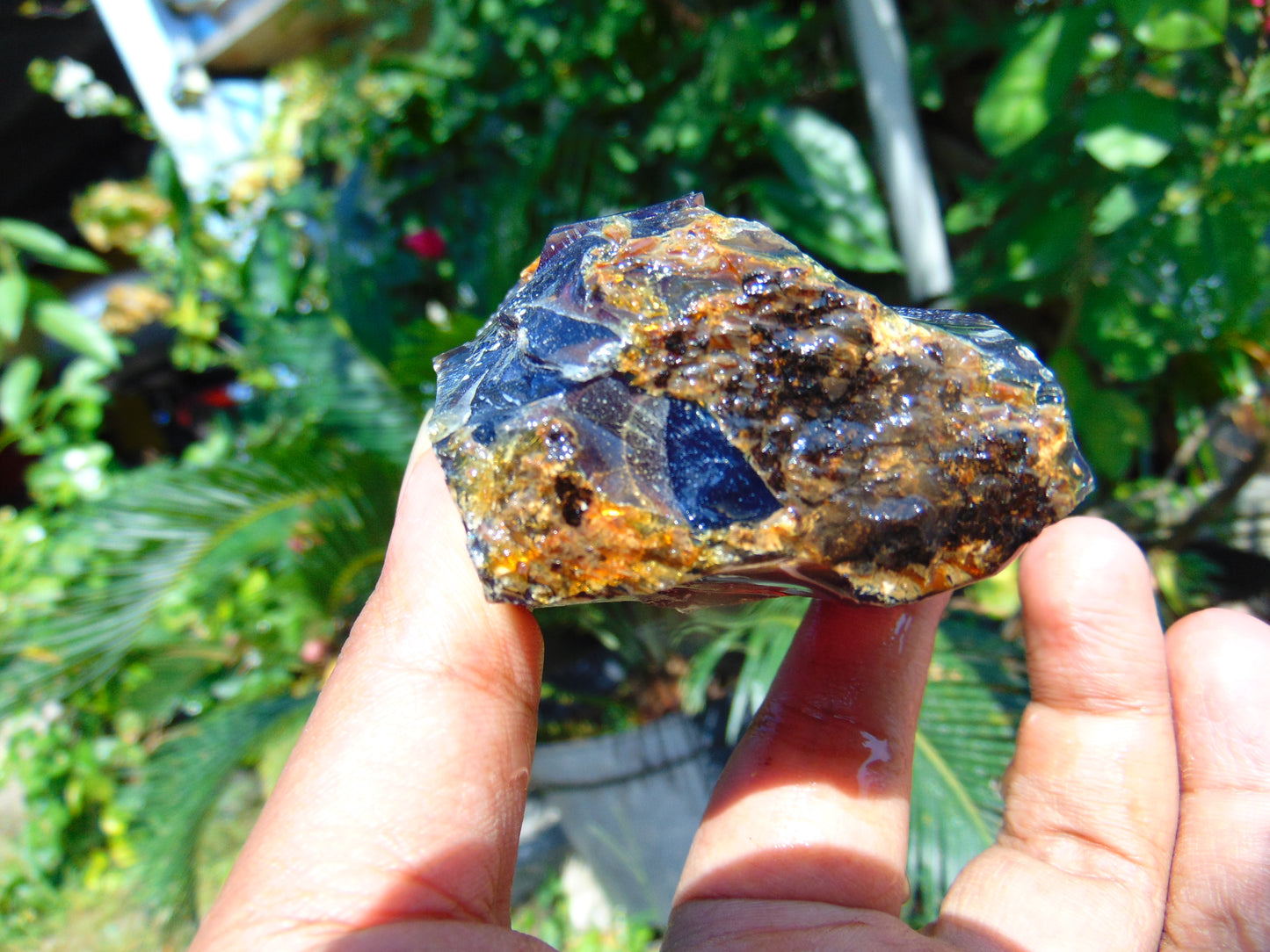 67 gram Rough Raw Indonesian Blue Amber for Healing AGRB15
