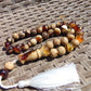 46 gr Tasbih Mesbah Rosary 33+2 Beads 12 mm Indonesian White Amber for Healing 26TBA24