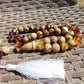46 gr Tasbih Mesbah Rosary 33+2 Beads 12 mm Indonesian White Amber for Healing 26TBA24