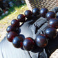 44 gr 13 Beads Mala Bracelet Indonesian Sumatra Dark Red Amber for Healing G18B1