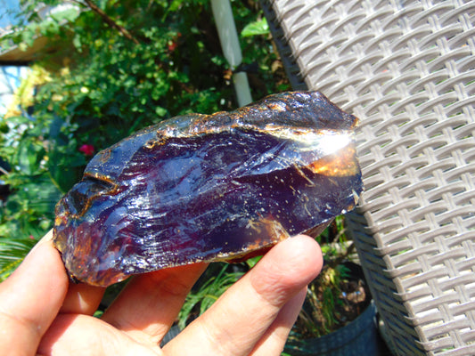 81 gram Rough Raw Indonesian Blue Amber for Healing AGRB19